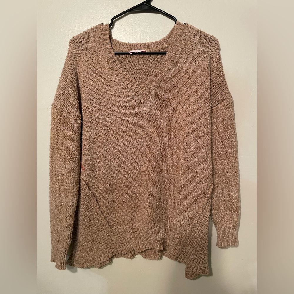 Pink Lily brown sweater
